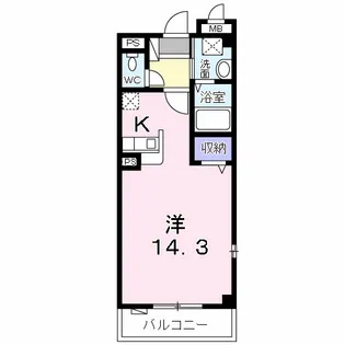 フェニックス赤松【2階】の間取り