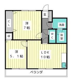 DOUX VALEUR(ドゥーヴァルール)【1階】の間取り