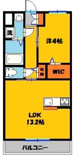 メゾンドフルール【4階】の間取り