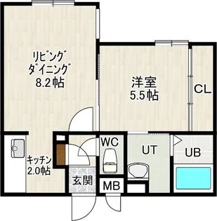 effort nango【1階】の間取り