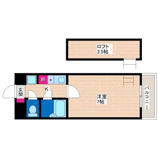 アヴァンシア2000【4階】の間取り