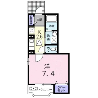 セレッソ【1階】の間取り
