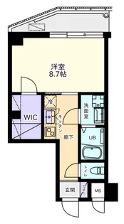 ライズプレイス横浜生麦【5階】の間取り
