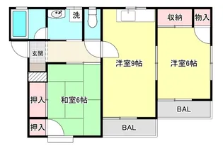 FNハイツ【1階】の間取り