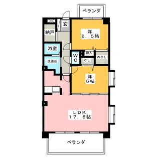 ライフステージ勝川【3階】の間取り
