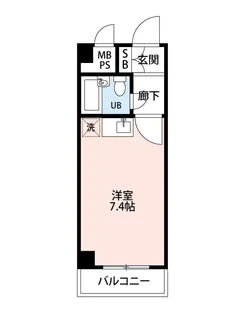 ダイアパレス亀有【4階】の間取り