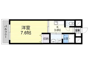 トレステーラシャングリラ【2階】の間取り