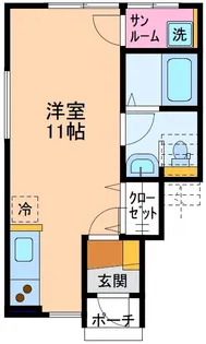 ボヌール A棟【1階】の間取り