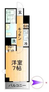 メゾンスクエア【3階】の間取り