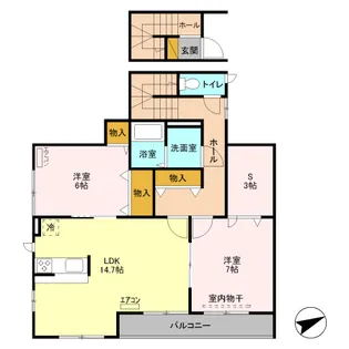 グレースメゾン【2階】の間取り
