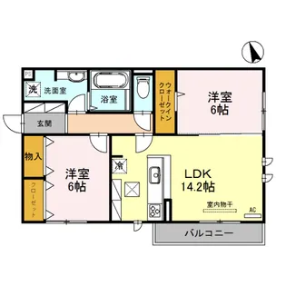 Gran Sophia【2階】の間取り