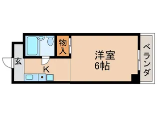 シティハウスJOY三条【3階】の間取り