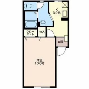 ベルドミール21【1階】の間取り