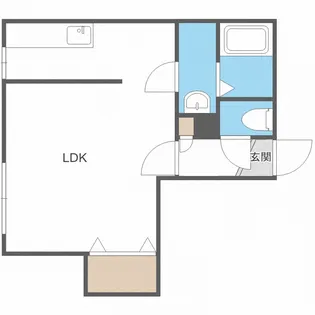 デュオローサ【3階】の間取り