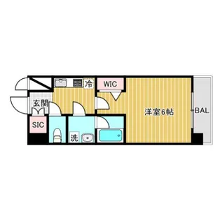 レオンコンフォート都島II【11階】の間取り