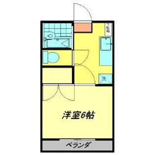 ハイツタクミ【1階】の間取り
