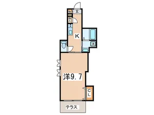 アメニティハウス代沢【1階】の間取り