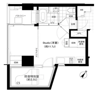 SHINKA【6階】の間取り