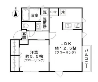 ブリランテ千鳥町【3階】の間取り