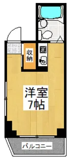 ステューディオK-2【4階】の間取り