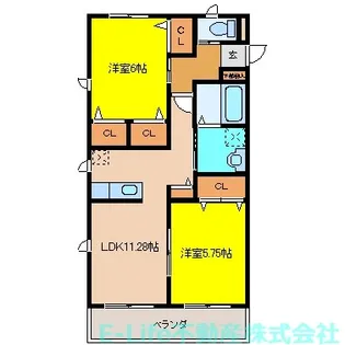 サンハイムU【1階】の間取り