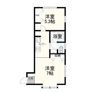 プリム(Prim)【2階】の間取り