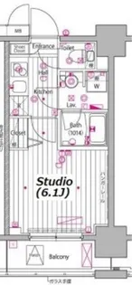 ガーラ・プレシャス川崎【5階】の間取り