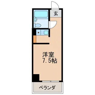 ラフィネ新栄【5階】の間取り