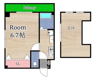 メゾン太子橋【4階】の間取り