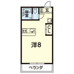 シャローム池田【2階】の間取り