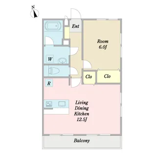 プルメリア【2階】の間取り