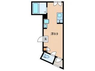ホークパレス中目黒【2階】の間取り
