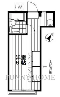 アパートメント福田屋【2階】の間取り