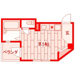 ライムランド汐留【2階】の間取り