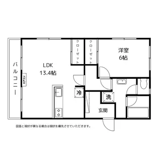 エルナード大泉【4階】の間取り