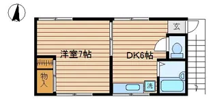 塩野荘【2階】の間取り