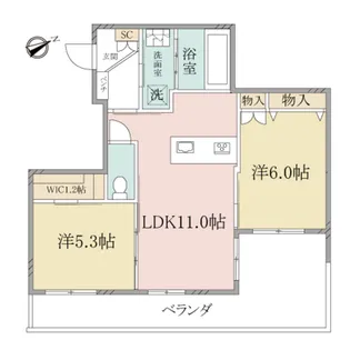 (シニア限定)ヘーベルヴィレッジ目黒東が丘【3階】の間取り