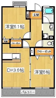 グランシャリオ【3階】の間取り