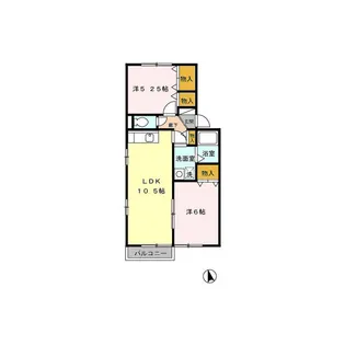 D-room グレープバイン【2階】の間取り
