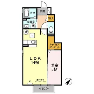 ロワール 23【1階】の間取り