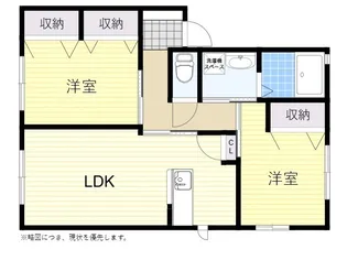 ディアコート鉄輪【1階】の間取り