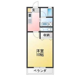 セントエスト【2階】の間取り