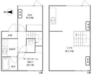 VENN【2階】の間取り