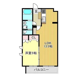 エバリー グラッド【4階】の間取り