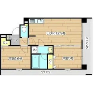 プレステージ11番館【2階】の間取り