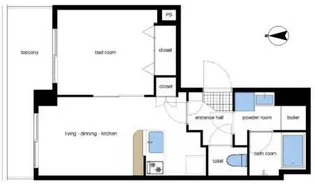 マンション荻窪【7階】の間取り