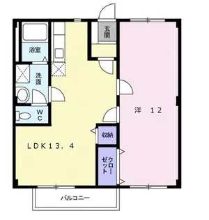 ニューシティモリタカA【2階】の間取り