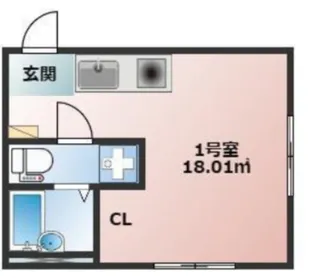 ガーデンコート南花畑【1階】の間取り