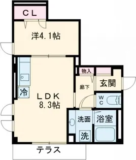 Encanto【1階】の間取り