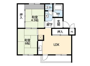 公社賃貸SMALIO 茨木郡山【3階】の間取り